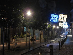 Els carrers il&middot;luminats per Nadal