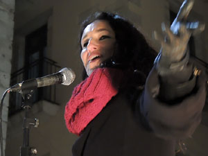 L'encesa de les llums de Hanukk&agrave; a la pla&ccedil;a del Vi