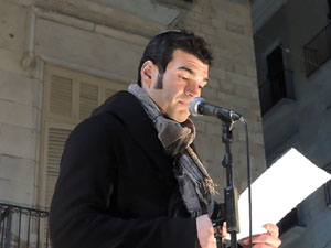 L'encesa de les llums de Hanukk&agrave; a la pla&ccedil;a del Vi