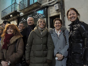 L'encesa de les llums de Hanukk&agrave; a la pla&ccedil;a del Vi