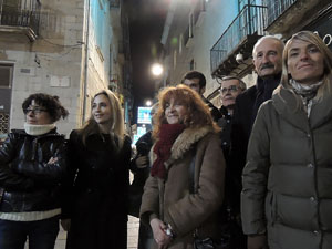 L'encesa de les llums de Hanukk&agrave; a la pla&ccedil;a del Vi