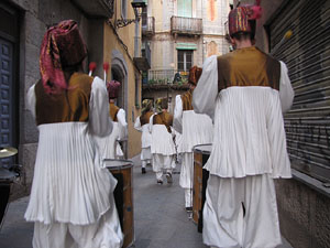 La precavalcada de Reis pels carrers de Girona