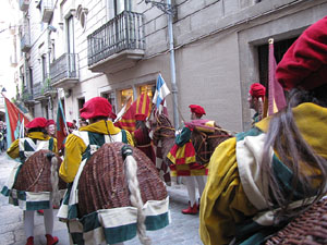 La precavalcada de Reis pels carrers de Girona