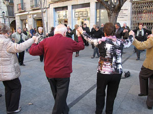 Sardanes a la Rambla de la Llibertat
