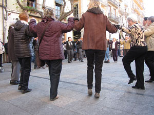 Sardanes a la Rambla de la Llibertat