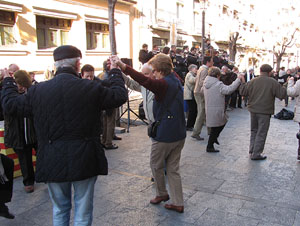 Sardanes a la Rambla de la Llibertat