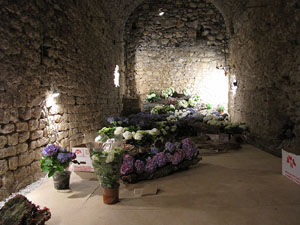 Girona Temps de Flors 2014. Preparació dels muntatges florals
