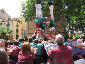 Girona Temps de Flors 2014. Jornada castellera