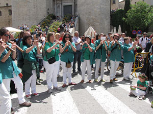 Girona Temps de Flors 2014. Jornada castellera