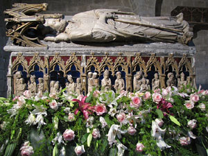 Girona Temps de Flors 2014. L'esgl&eacute;sia de Sant Feliu