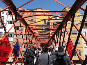 Girona Temps de Flors 2014. L'Onyar i els ponts