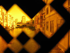 Girona Temps de Flors 2014. L'Onyar i els ponts