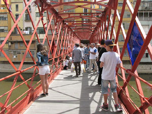 Girona Temps de Flors 2014. L'Onyar i els ponts