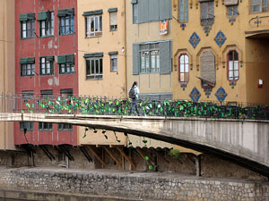 Girona Temps de Flors 2014. L'Onyar i els ponts