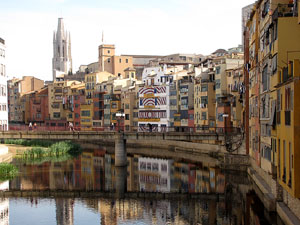 Girona Temps de Flors 2014. L'Onyar i els ponts