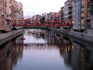Girona Temps de Flors 2014. L'Onyar i els ponts