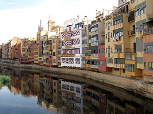 Girona Temps de Flors 2014. L'Onyar i els ponts