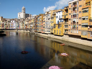 Girona Temps de Flors 2014. L'Onyar i els ponts