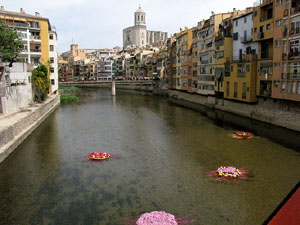 Girona Temps de Flors 2014. L'Onyar i els ponts
