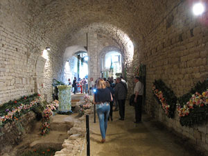 Girona Temps de Flors 2014. Els soterranis de la Catedral