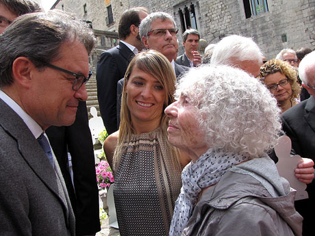 Girona Temps de Flors 2014. La inauguració a les escales de la catedral