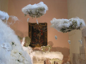 Girona Temps de Flors 2014. Sant Mart&iacute;, Can Forn i Esgl&eacute;sia del Carme