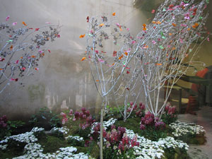 Girona Temps de Flors 2014. Sant Mart&iacute;, Can Forn i Esgl&eacute;sia del Carme