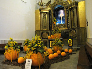 Girona Temps de Flors 2014. Sant Mart&iacute;, Can Forn i Esgl&eacute;sia del Carme