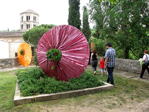 Girona Temps de Flors 2014. El Passeig Arqueol&ograve;gic