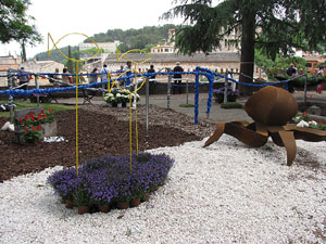 Girona Temps de Flors 2014. El Passeig Arqueol&ograve;gic