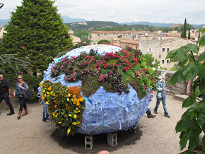 Girona Temps de Flors 2014. El Passeig Arqueol&ograve;gic