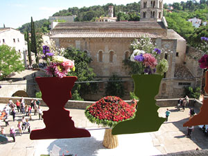 Girona Temps de Flors 2014. El Passeig Arqueol&ograve;gic