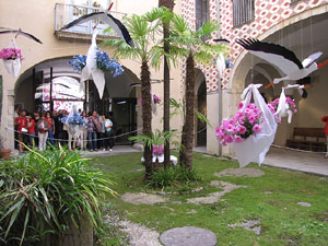 Girona Temps de Flors 2014. Casa Pastors i voltants de la Catedral