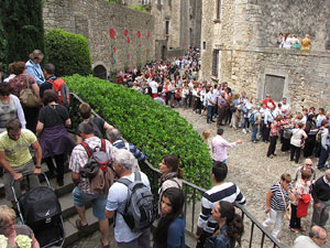 Girona Temps de Flors 2014. Casa Pastors i voltants de la Catedral