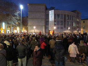 Inauguració de l'escultura de Domènec Fita