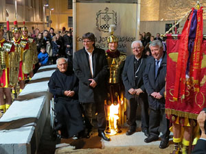 Inauguració de l'escultura de Domènec Fita