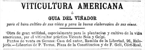 Anunci publicat el 28 de juny de 1889 a Nueva Lucha, on apareix la Llibreria Geli