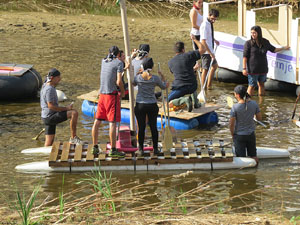 Fires de Sant Narc&iacute;s 2013. 2a. Baixada d'andr&ograve;mines pel riu Onyar del segle XXI