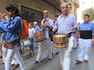 Fires de Girona 2014. Diada castellera amb Marrecs de Salt, Minyons de Terrassa i Capgrossos de Mataró