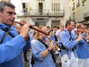 Fires de Girona 2014. Diada castellera amb Marrecs de Salt, Minyons de Terrassa i Capgrossos de Matar&oacute;