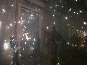 Fires de Girona 2014. El correfoc, a càrrec dels Diables de l'Onyar