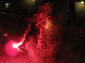 Fires de Girona 2014. El correfoc, a càrrec dels Diables de l'Onyar