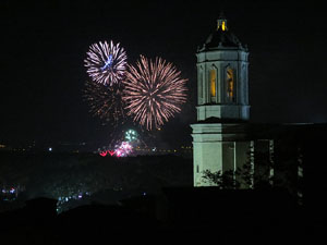 Fires de Sant Narc&iacute;s 2014. Castell de focs artificials