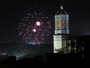 Fires de Sant Narc&iacute;s 2014. Castell de focs artificials