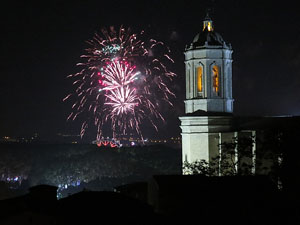 Fires de Sant Narc&iacute;s 2014. Castell de focs artificials