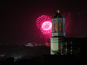 Fires de Sant Narc&iacute;s 2014. Castell de focs artificials
