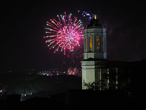 Fires de Sant Narc&iacute;s 2014. Castell de focs artificials