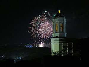 Fires de Sant Narc&iacute;s 2014. Castell de focs artificials