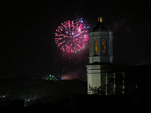 Fires de Sant Narc&iacute;s 2014. Castell de focs artificials