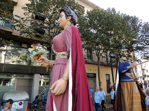 Fires de Girona 2014. La trobada de gegants: la cercavila